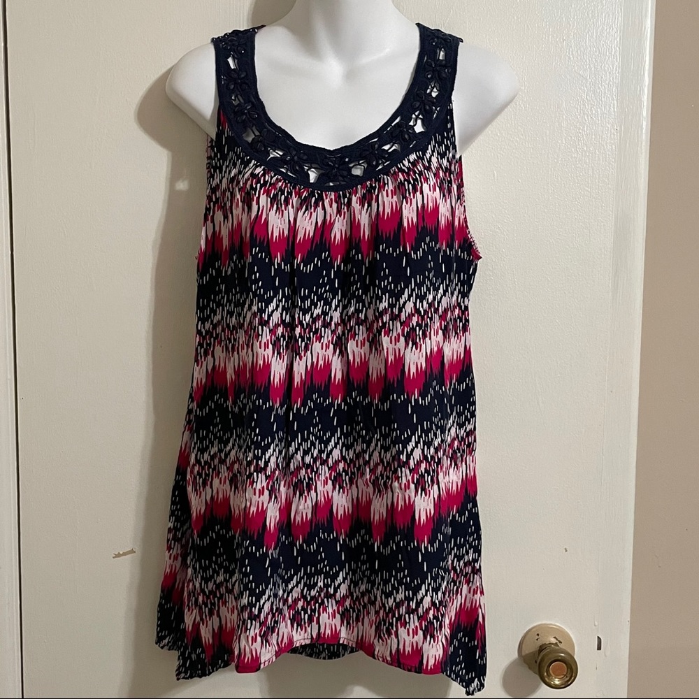 Kim Rogers Sleeveless Tank Top | Size XL